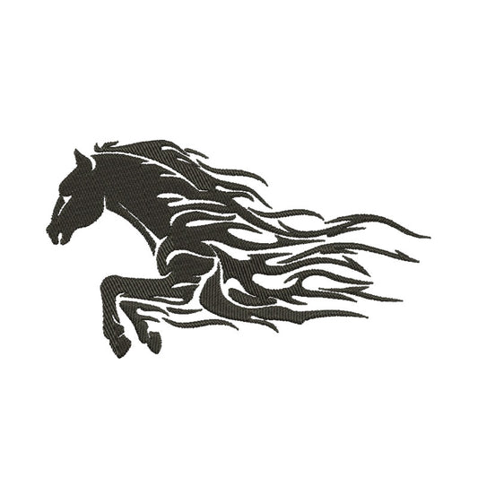 Horse machine embroidery designs silhouette animals - 170060