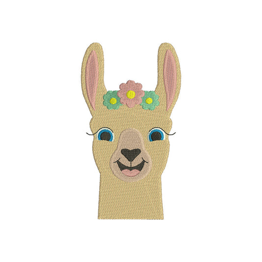 Lovely llama machine embroidery designs - 170073