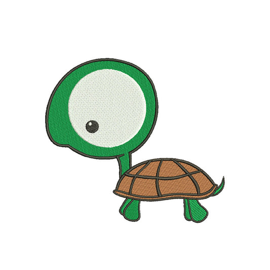 Funny Turtle machine embroidery designs - 170085