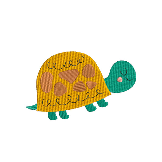 Turtle machine embroidery designs - 170094