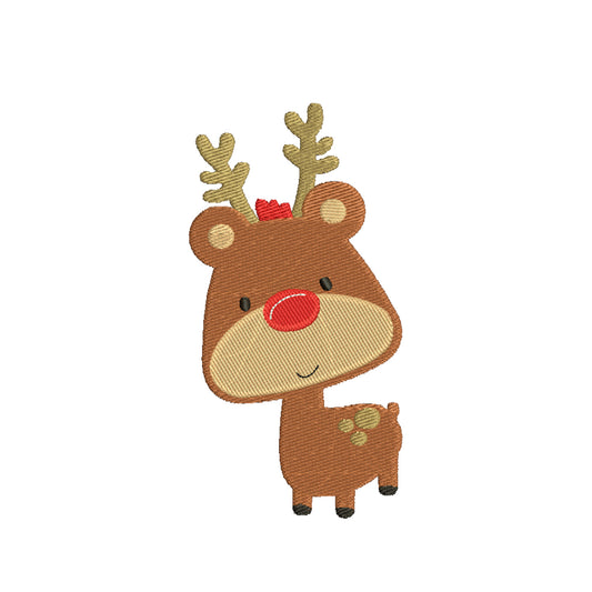 Deer machine embroidery designs christmas - 170100