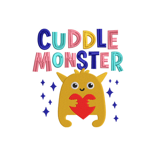 Cuddle Monster embroidery design for machine - 17062402