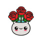 A vase of roses embroidery design for machine - 17062409