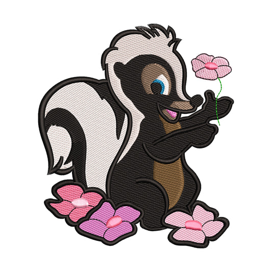 Flower the Skunk from Bambi Embroidery Design - 190401