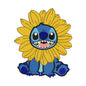 Stitch as a Sunflower Embroidery Design - 190412