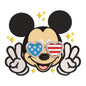 Patriotic Mickey Mouse Embroidery Design - 190418