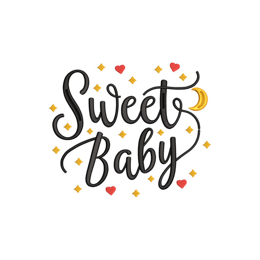 Sweet baby embroidery designs for machine - 19062402