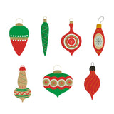 Christmas ornament embroidery bundle