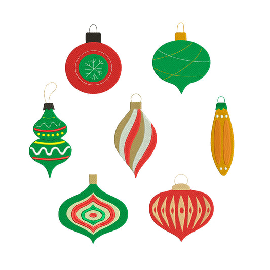 Christmas embroidery bundle ornaments