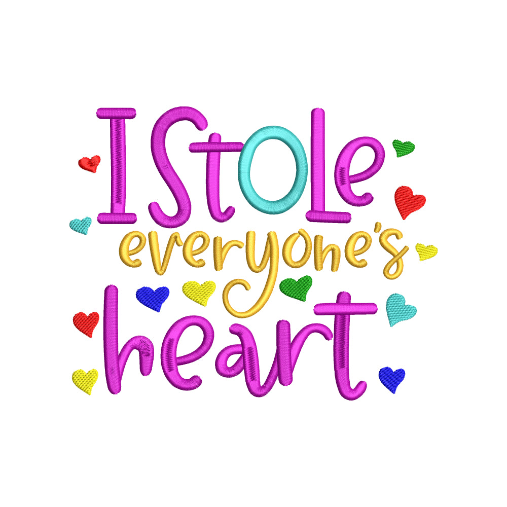 I stole everyone's heart embroidery designs for machine - 20062408