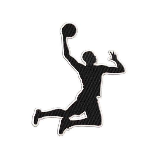 Basketball Dunk Silhouette Sports Embroidery Design – 23062401