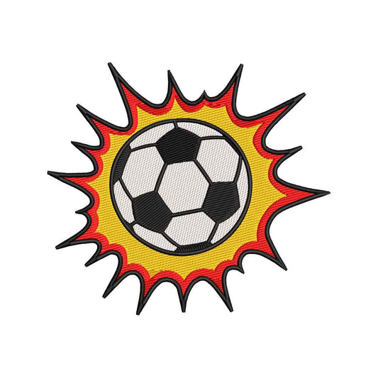 Soccer Ball Explosion Football Ball Burst Sports Embroidery Design – 23062402