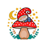Sleeping gnome embroidery designs for machine - 231003