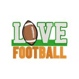 Love American Football Sports Quote Embroidery Design - SG26062418