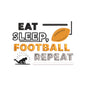 Eat Sleep American Football Repeat Sports Quote Embroidery Design – SG27062405
