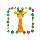 Christmas giraffe embroidery designs for machine - 271017