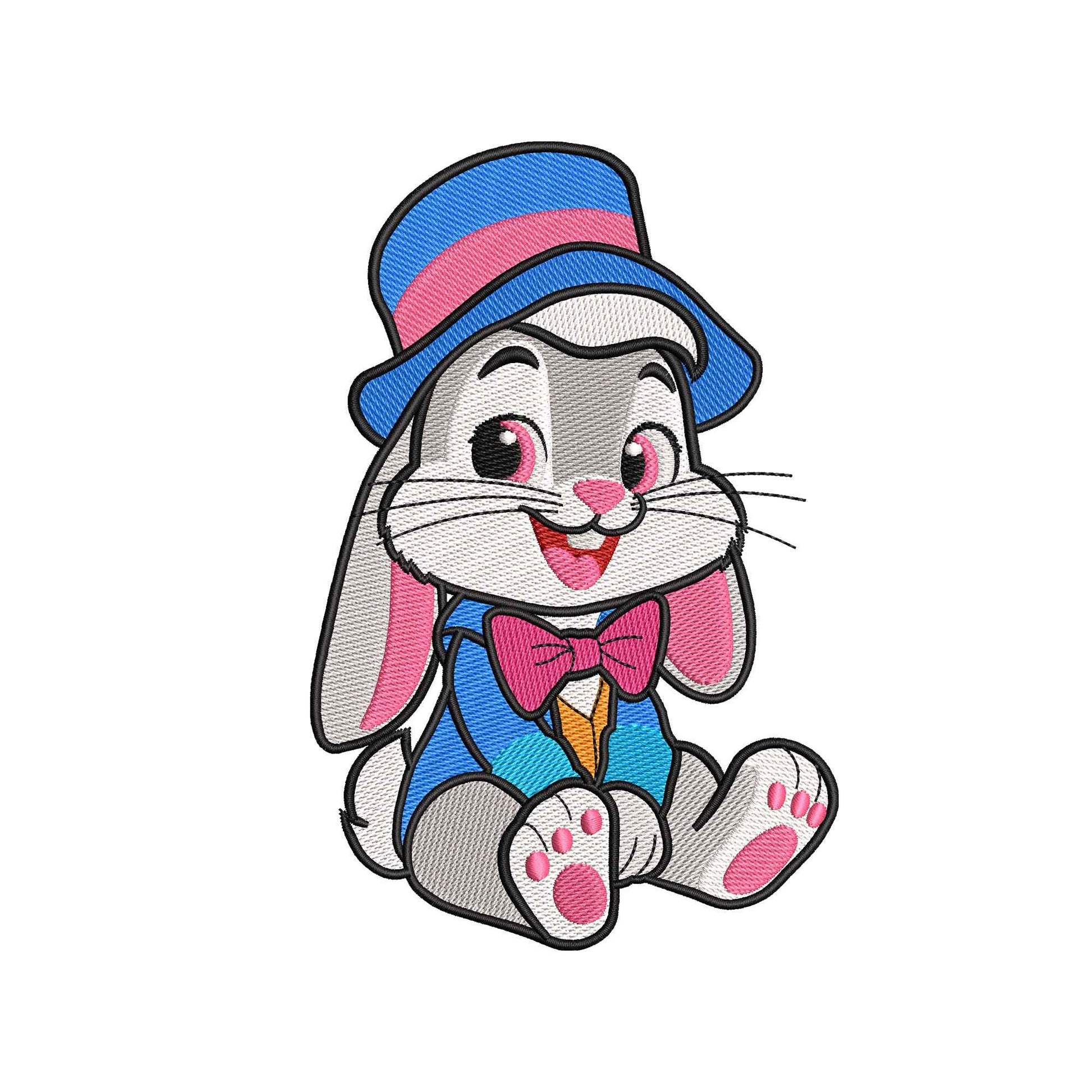 Cute Easter Bunny Embroidery Design - 31032417