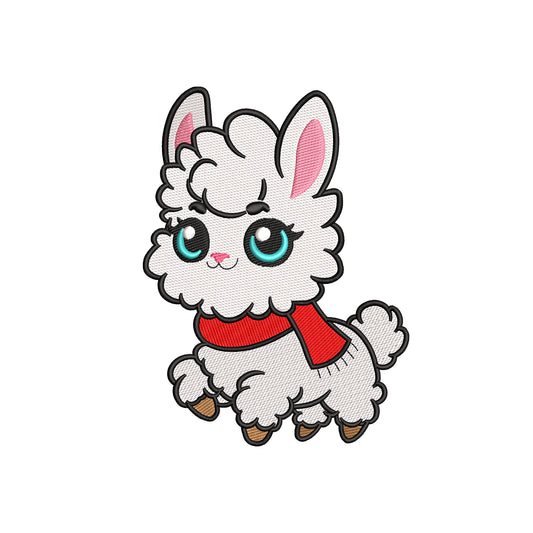 Cute little llama embroidery designs for machine - 31032418
