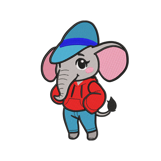 Cool elephant embroidery designs for machine - 31032427
