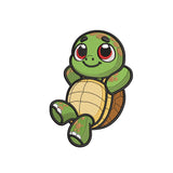 Lovely turtle embroidery designs for machine - 31032431