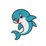Cute Dolphin Ocean Aquatic Animal Embroidery Design - SG31032435