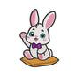 Kawaii Cute Baby Bunny Embroidery Design - 31032437