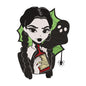 Wednesday Addams with Poison Bottle Embroidery Design - 310329