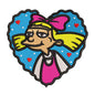 Hey Arnold Helga Pataki Heart Embroidery Design - 310335