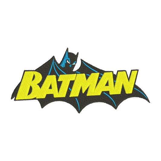Bat embroidery design superhero files - 312001