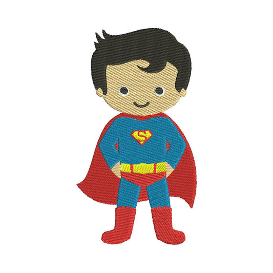 Superhero kid embroidery designs - 312008