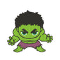 Green superhero embroidery designs for children - 314013