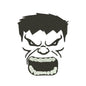 Machine embroidery designs superhero angry face - 314015