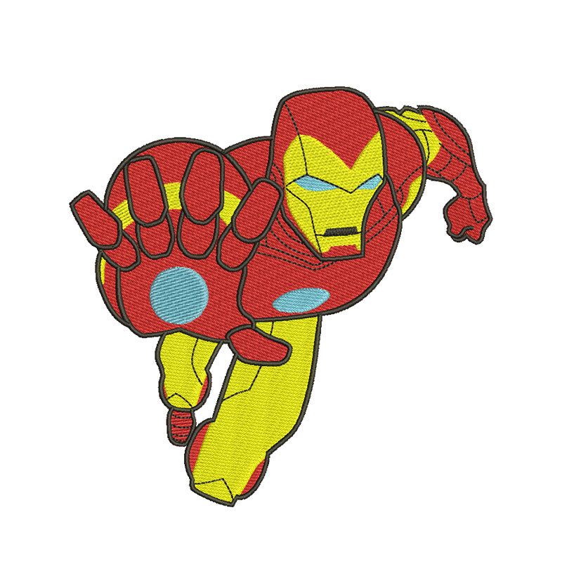 Iron superhero embroidery designs - 314020