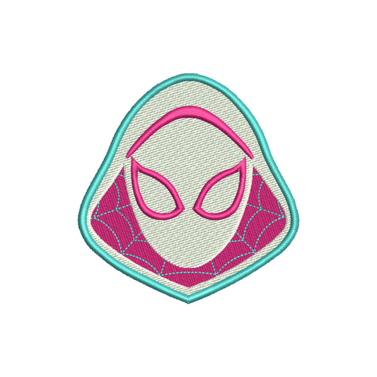 Gwen face embroidery designs superhero - 314057