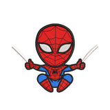 Chibi character embroidery designs spider superhero - 314072