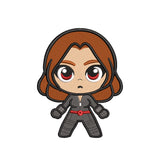 Woman superhero embroidery designs chibi character - 314073