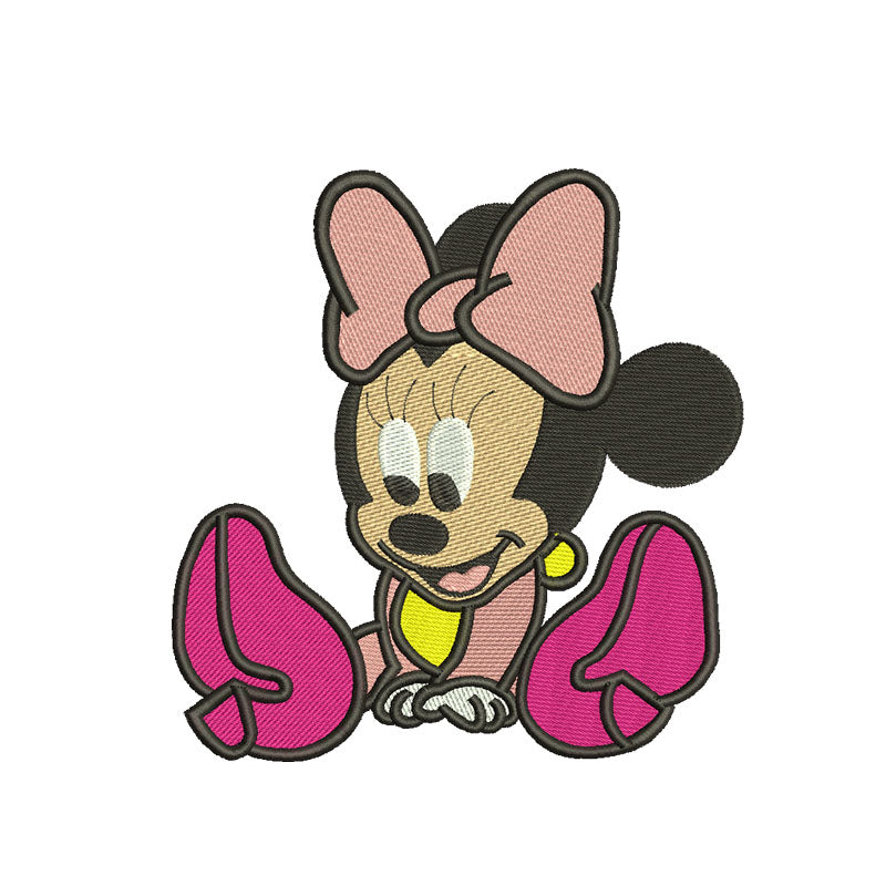 Mouse digital embroidery designs - 315005