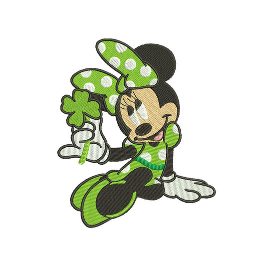 Mouse Saint Patrick's day embroidery designs digital - 315007