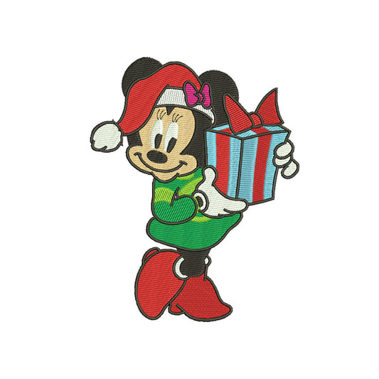 Christmas gift Mouse embroidery designs digital - 315018