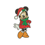 Christmas Mouse embroidery files digital - 315019