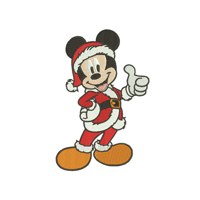 Christmas Mouse embroidery digital files - 315027