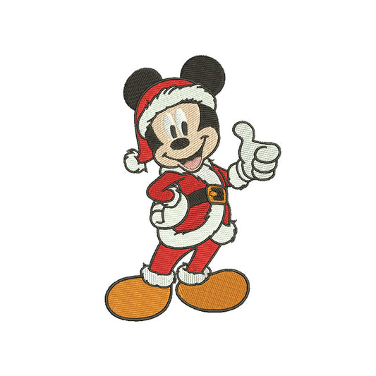 Christmas Mouse embroidery digital files - 315027