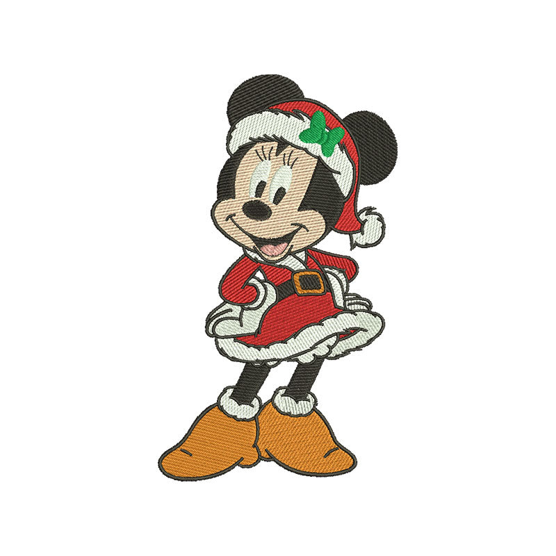 Mouse Christmas embroidery designs digital for kids - 315028