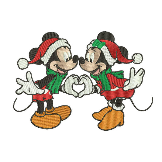 Christmas Mouse embroidery designs digital - 315030