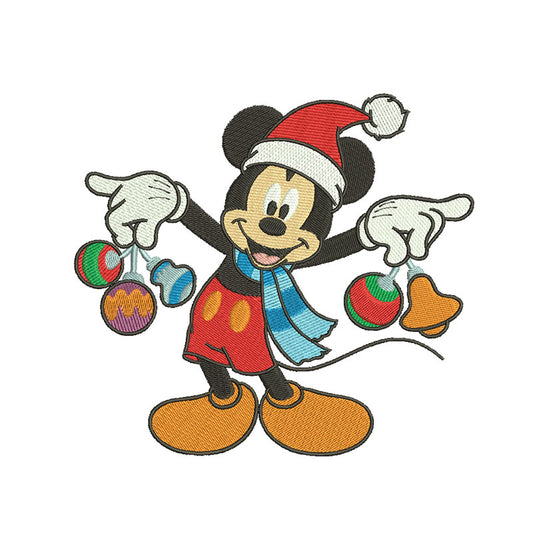 Christmas Mouse embroidery designs digital - 315032