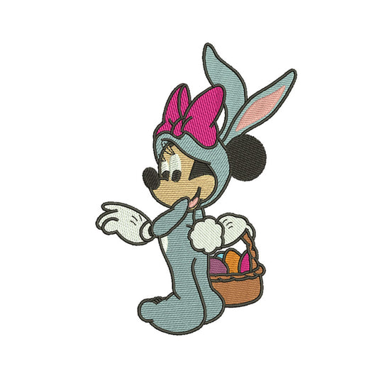 Mouse Rabbit Easter embroidery designs digital - 315049