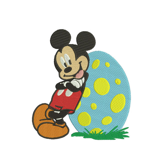 Easter Mouse embroidery digital designs - 315054