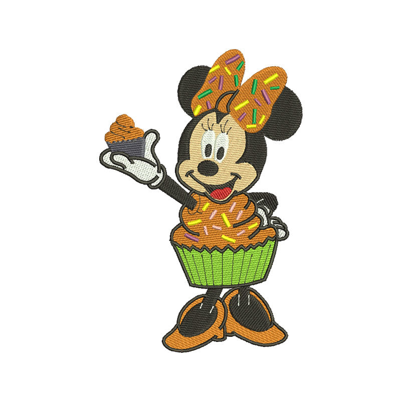 Mouse Cupcake embroidery designs digital - 315058