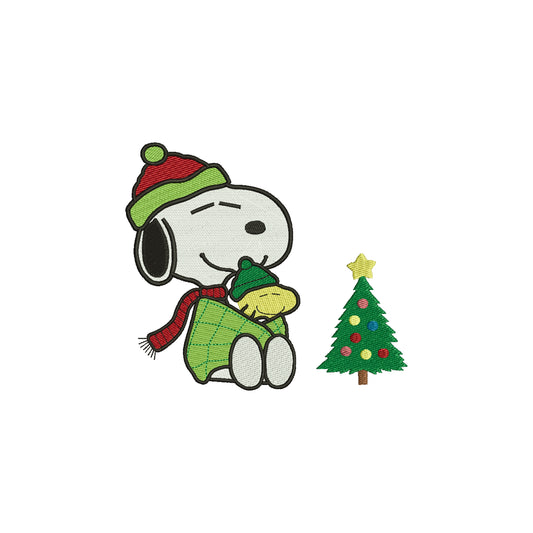 Christmas Puppy embroidery designs digital - 320019