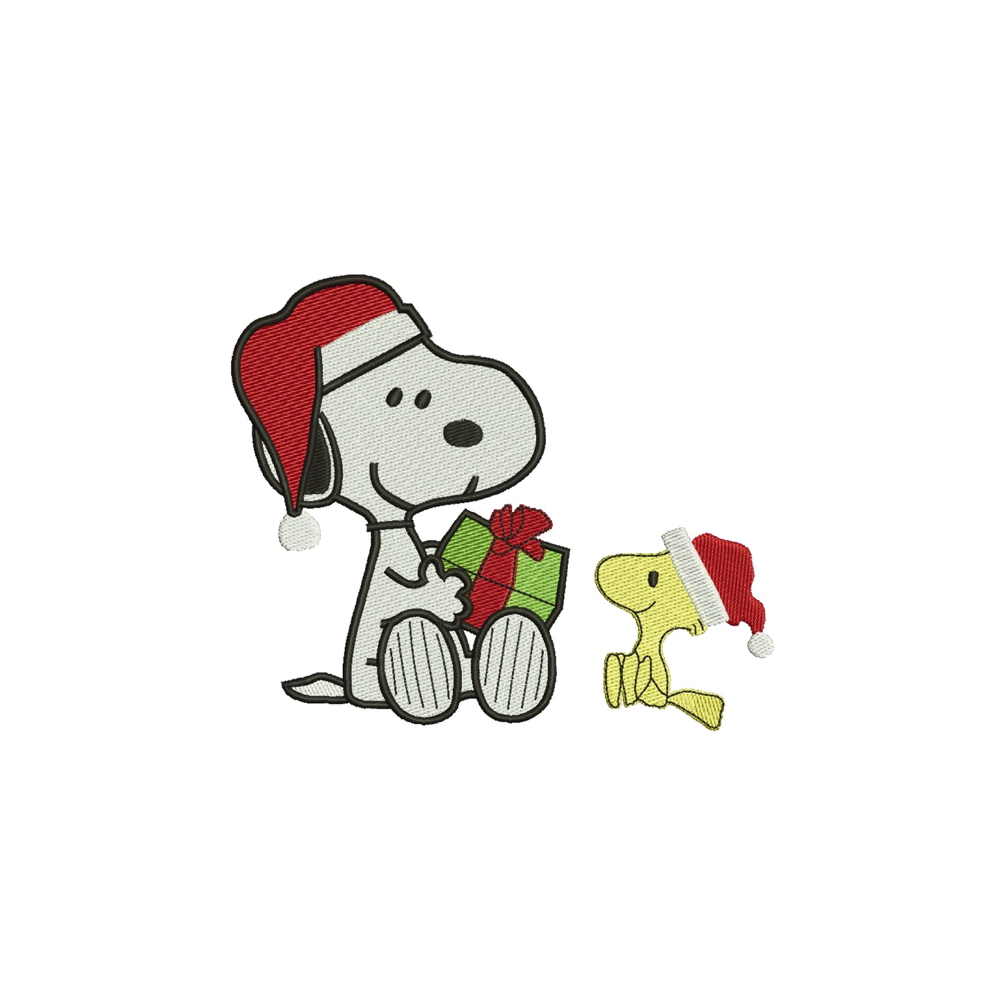 Puppy Christmas digital embroidery designs - 320021